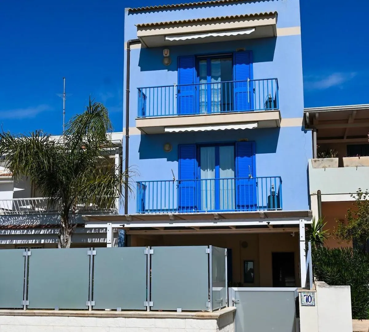 Casa Azul - Social Apartment - Parcheggio, Clima, 200Mt Dal Mare 스코글리티